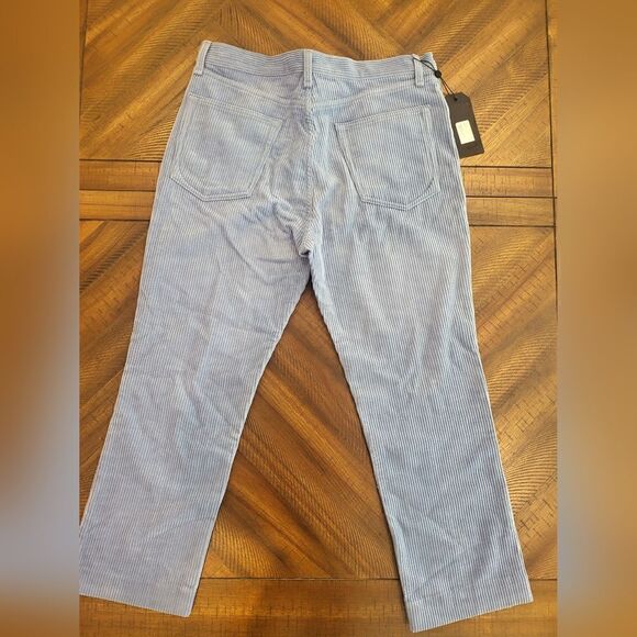 $250 MSRP rag & bone Riviera Cordory Ankle Straight Leg Size 32 Blue - Picture 8 of 11